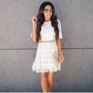 Vici Pineapple Under The Sea Eyelet Dress